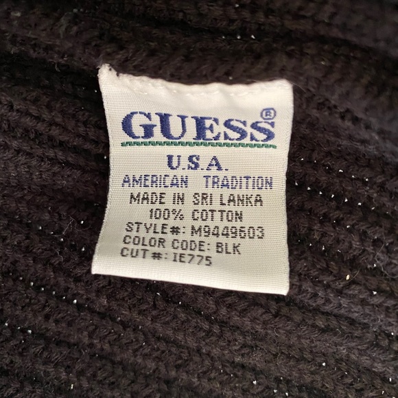 Vintage Y2K Guess Mock Turtleneck Sweater - Picture 4 of 6
